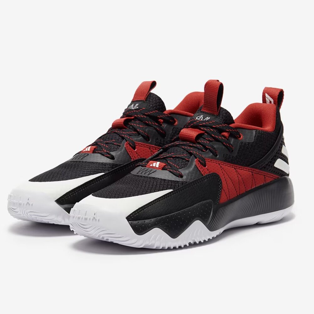 Brand New Adidas Dame Certified Better Scarlet/White/Black Shoes - Men's 10.5